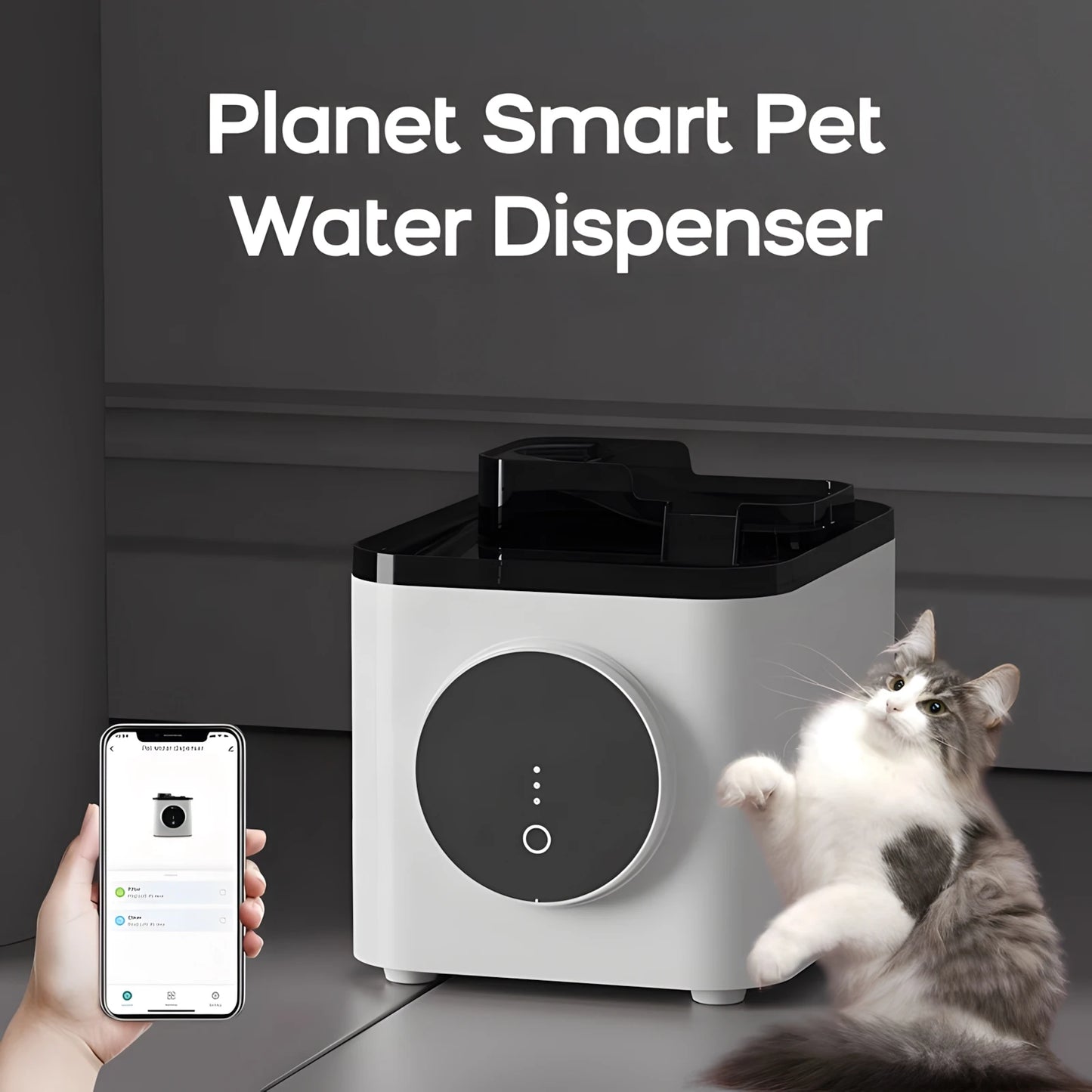 3.5L Luxury Smart Pet Water Fountain Dispenser Bowl